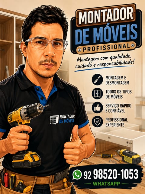 Montador de móveis profissional pintura instalação em geral