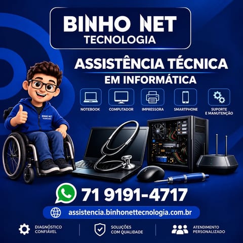 Manutenção de computadores e notebooks