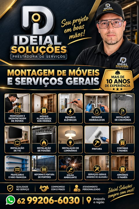 Serviços gerais de montagens