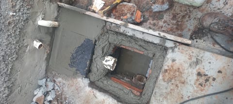 Instalação de caixa de gordura