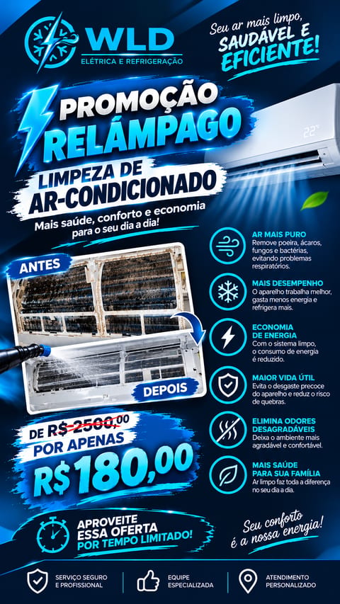 Limpeza de ar-condicionado
