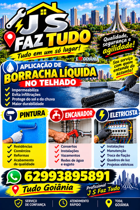 fazemos todo tipo de serviço em obrigado pintura reforma encanador eletricista