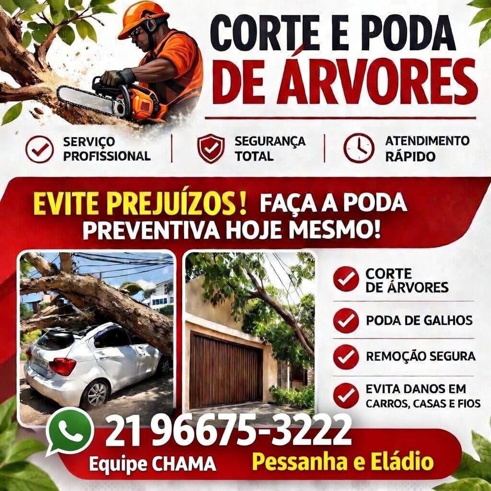 Podas, supressão e remoção...