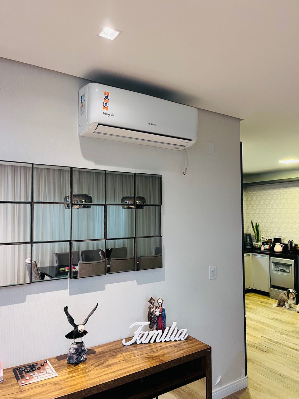 Serviços de ar condicionado, tomadas, lâmpadas e chuveiro, aquecedores a gás