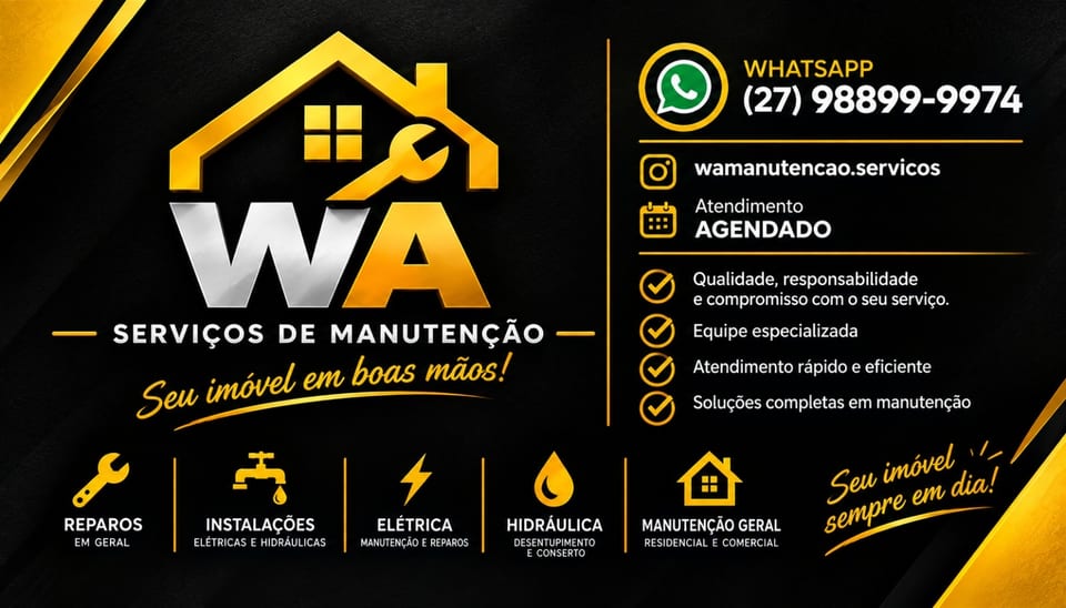 Reparos e serviços de manutenção