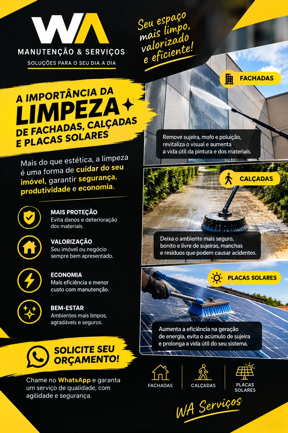 Reparos e serviços de manutenção