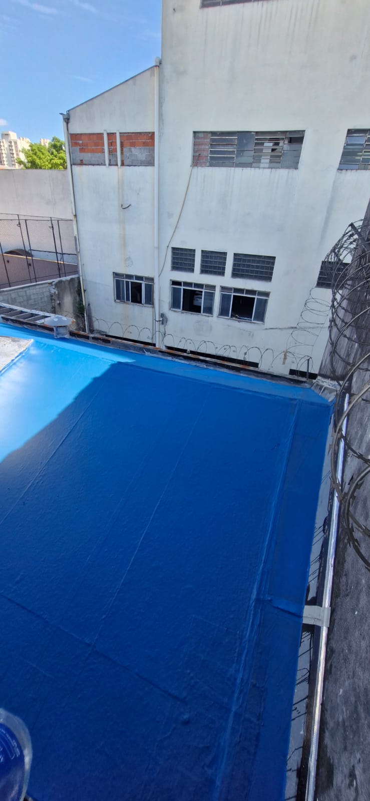 Impermeabilização de uma escola