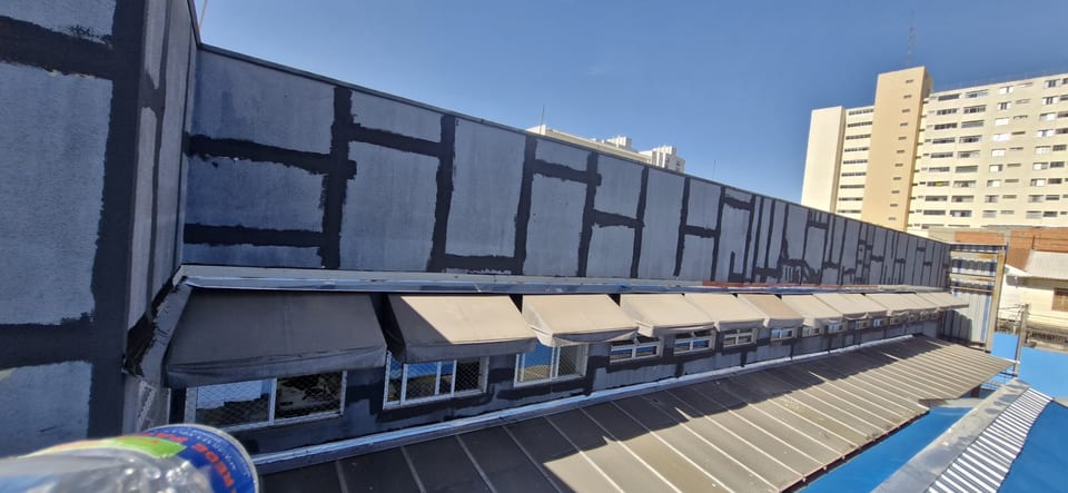 Impermeabilização de uma escola