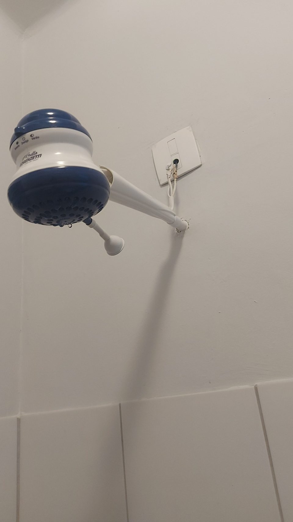 Instalação de chuveiro elétrico
