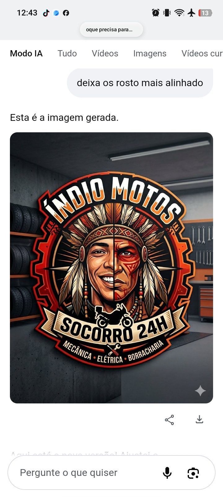 Índio motos borracharia pequenos reparos