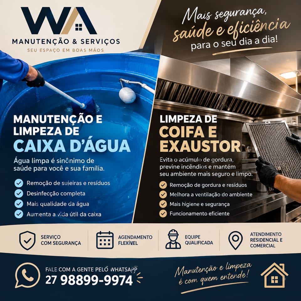 Serviços de limpeza