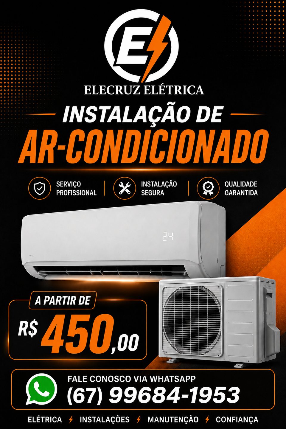 Instalação elétrica residencial, Ar Condicionado split