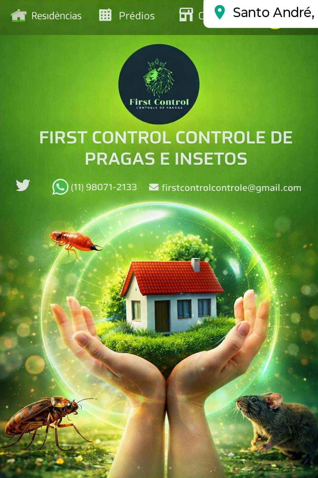 FIRST CONTROL CONTROLE DE PRAGAS