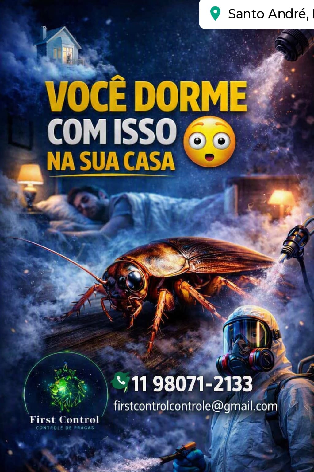 Dedetização completa. Sua segurança é nossa maior preocupação!